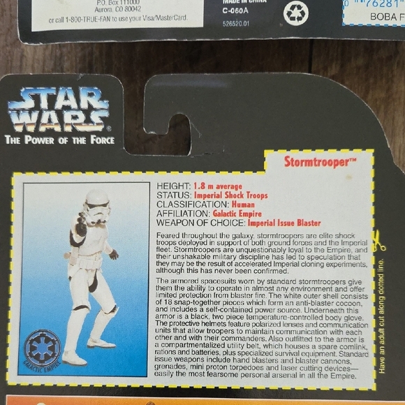 KENNER Star Wars The Power Of The Force Action Figures New In Package Set Of 4 - Picture 7 of 14